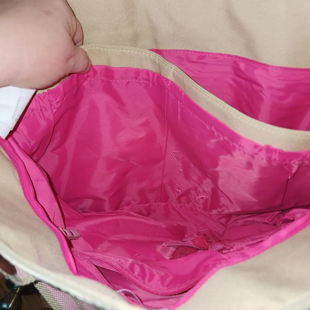 Yummy Mummy Pink Lining Flamingo Diaper bag TWINS